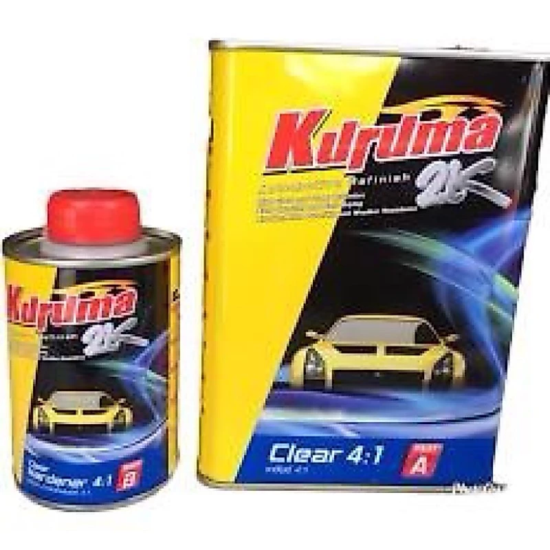 (ชุดเล็ก) แลคเกอร์ 2K KURUMA 2K TOA เหลือง เคลียร์ 4:1 (A) 0.8 ลิตร +น้ำยา (B) 0.2 ลิตร thumbnail 4