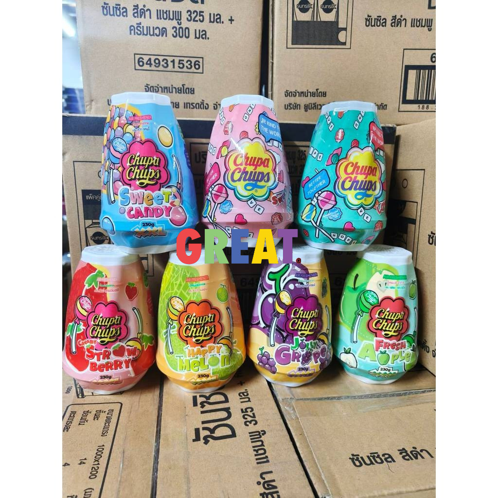 [FreshTime X Chupa Chups] เจลปรับอากาศ เฟรชไทม์ จูปาจุ๊ปส์ น้ำหอมปรับอากาศ น้ำหอมดับกลิ่น 230 กรัม