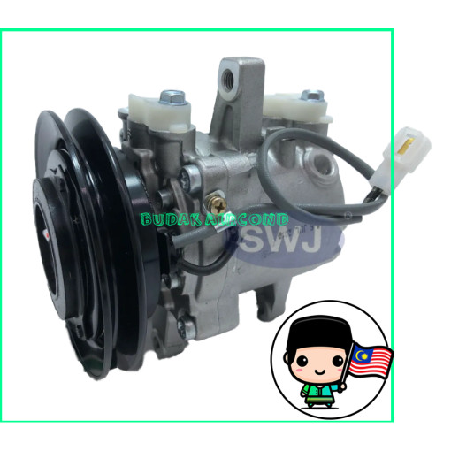 SWJ BRAND PERODUA KANCIL KELISA KENARI DENSO SV06E 1A (RECOND) COMPRESSOR