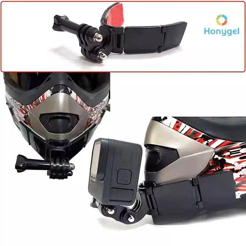 Honyge1 ที่วางเมาท์คางหมวกกันน็อคสำหรับ Hero 11 10 9 8 7 Insta360 thumbnail 3