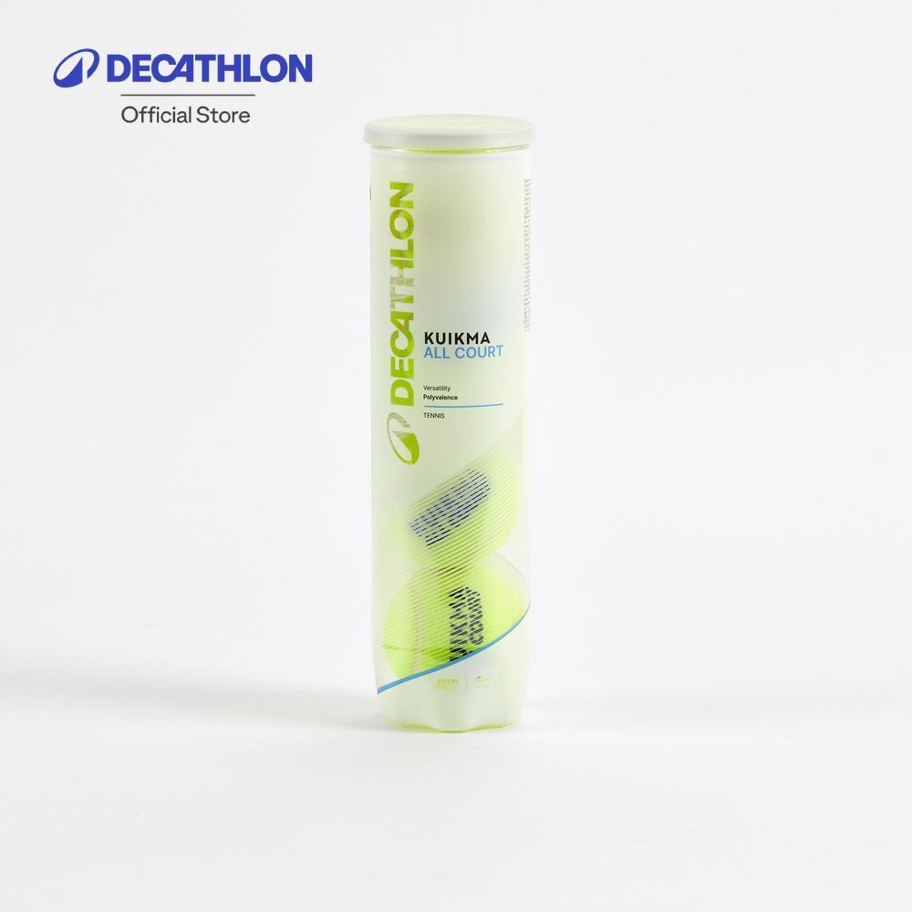 Decathlon Versatile Training Tennis Ball All Court Pro 4-Pack ลูกเทนนิสอเนกประสงค์รุ่น Comfort แพ็ค 4 ลูก - Yellow