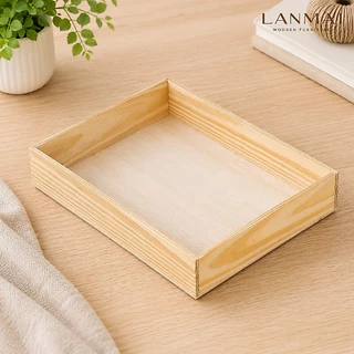 LM4 ลังไม้ กล่องไม้ WOODEN BOX จากไม้แท้ธรรมชาติ