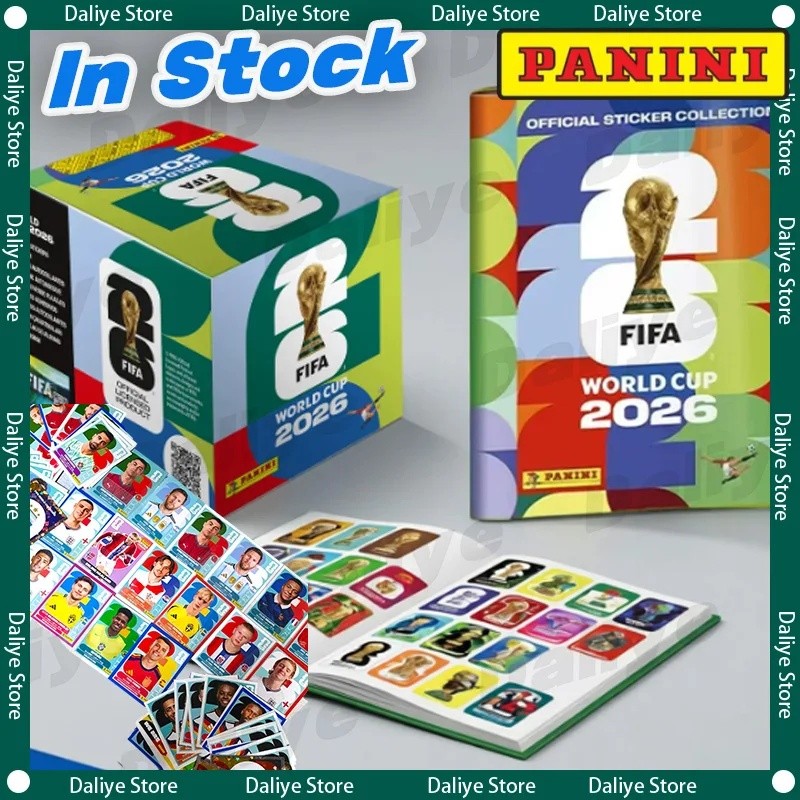 2026 Panini การ์ด Panini 2026 FIFA World Cup สติกเกอร์แพ็คการ์ดฟุตบอล Panini การ์ดเสียงฟุตบอล Memorb