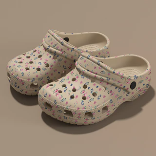 AYUER SIZE 22-40 รองเท้าแตะกลางแจ้ง DIY พิมพ์สีสันสดใส