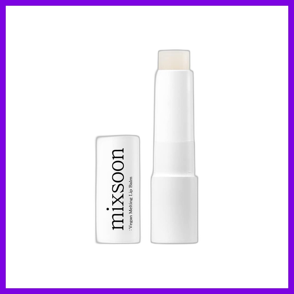 [Mixsoon] Vegan Melting Lip Balm (Clear) 4.1g / ลิปบาล์มเกาหลี / สูตรละลาย / ของแท้ 100% โดยไข่เจียว