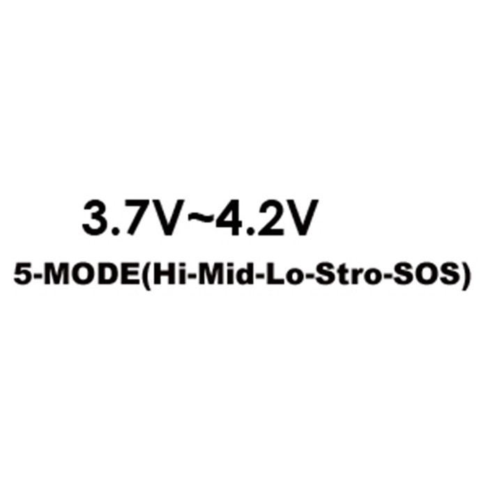LED ไฟฉายบอร์ด CREE 3W 5W 10W Q5T6 L2 ห้าความเร็ว 4.2V แผงวงจรหน่วยความจํา 17 มม.