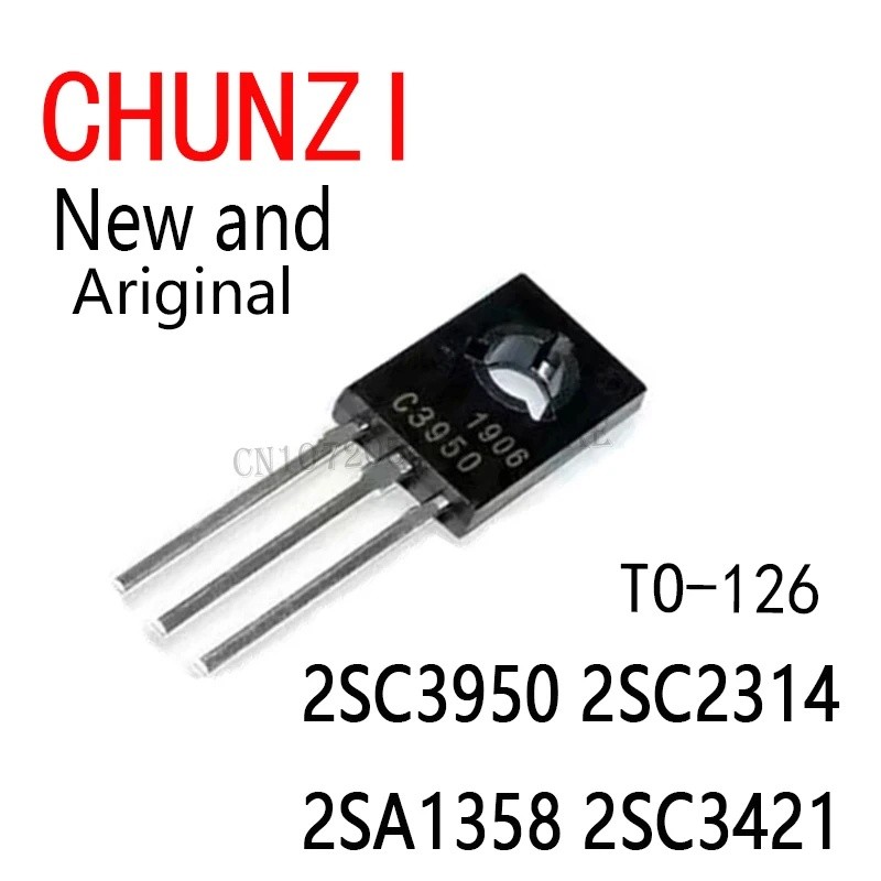 5PCS ใหม่และต้นฉบับ TO-126 C3950 C2314 C1567 5 คู่(5pcs2SC3421+5pcs2SA1358) 2SC3950 2SC2314 2SA1358 