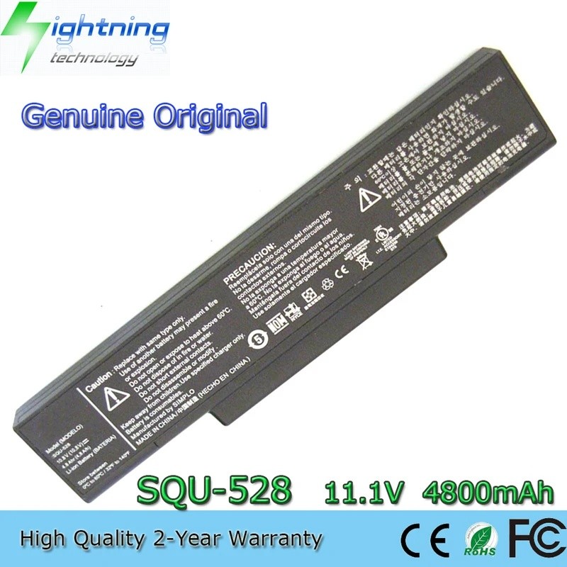SQU-528 11.1V 4800mAh แบตเตอรี่แล็ปท็อปสําหรับ Asus Z53 M51 Z94 A9T F3 F3S F3K F3T F3 BTY-M66 A32-F2