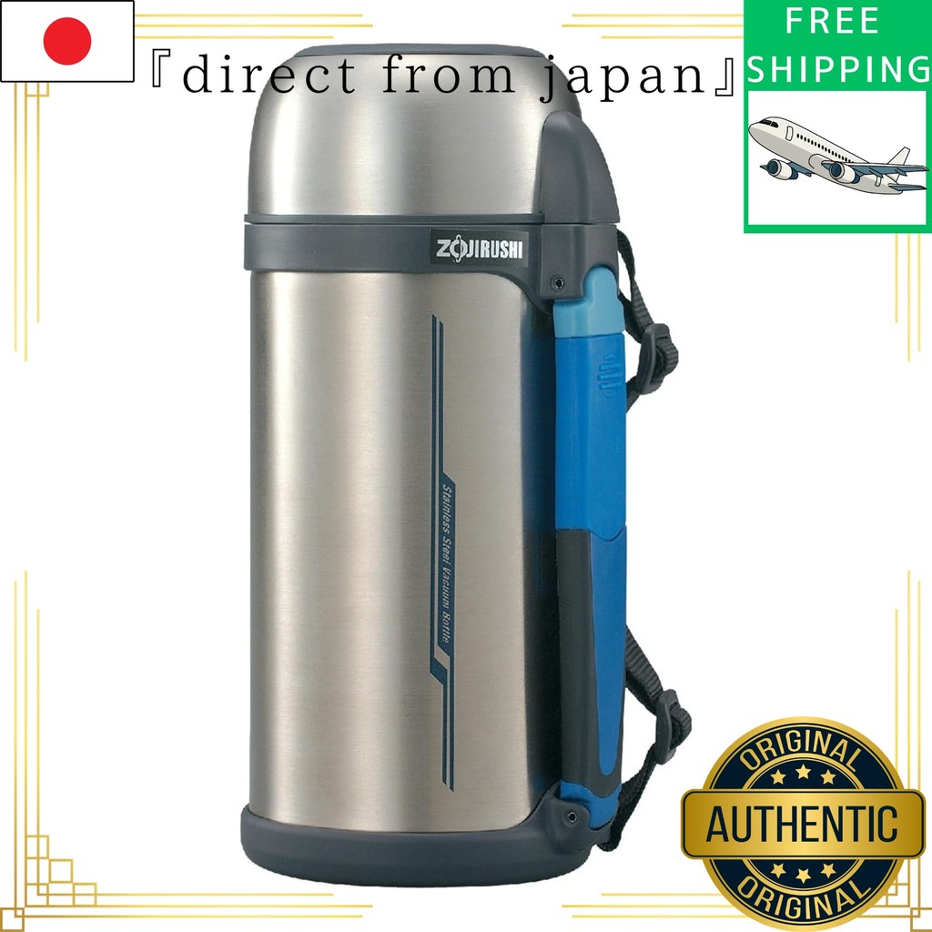 【DIRECT FROM JAPAN】Zojirushi Water Bottle Stainless Steel Bottle 1.5L Cup Type with Handle Wide Mout