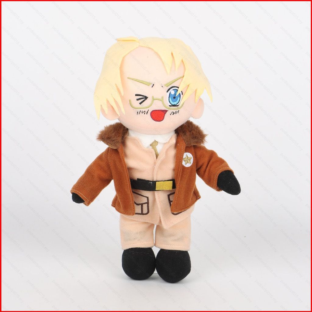 PF Hetalia: Axis Powers Ivan Braginski Alfred F. Jones ตุ๊กตาการ์ตูน plushie ของเล่นสําหรับเด็กผู้หญ