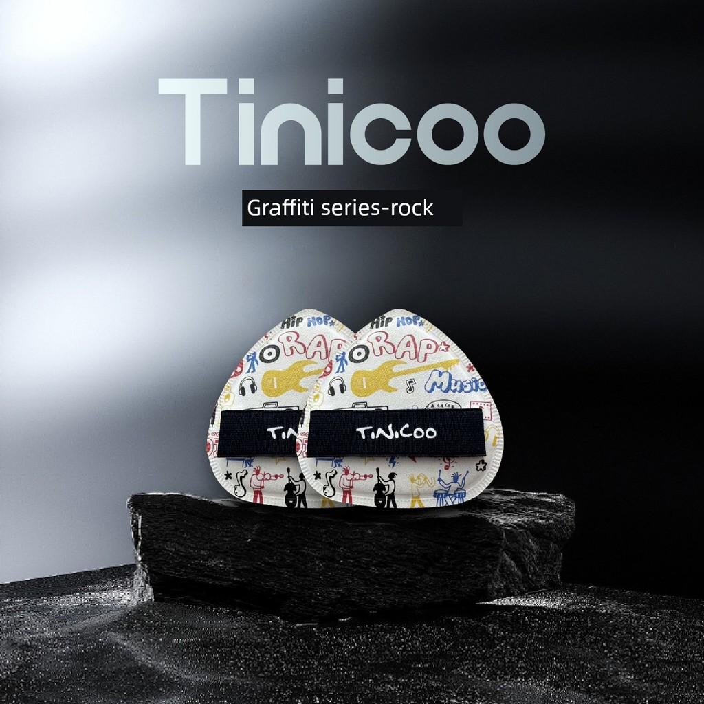พัฟแป้งฝุ่น พัฟยักษ์ TINICOO Sweet Nicole Graffiti Series-Rock Marshmallow Puff
