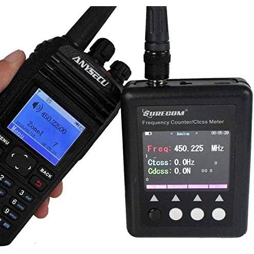 SF401 Plus 27Mhz-3000Mhz วิทยุแบบพกพาความถี่ Counter Meter CTCCSS DCS ถอดรหัส*--&