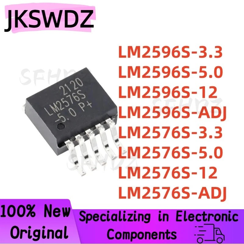 5PCS LM2596S LM2576S LM2596S-3.3 LM2596S-5.0 LM2596S-12 LM2596S-ADJ LM2576S-3.3 LM2576S-5.0 LM2576S-