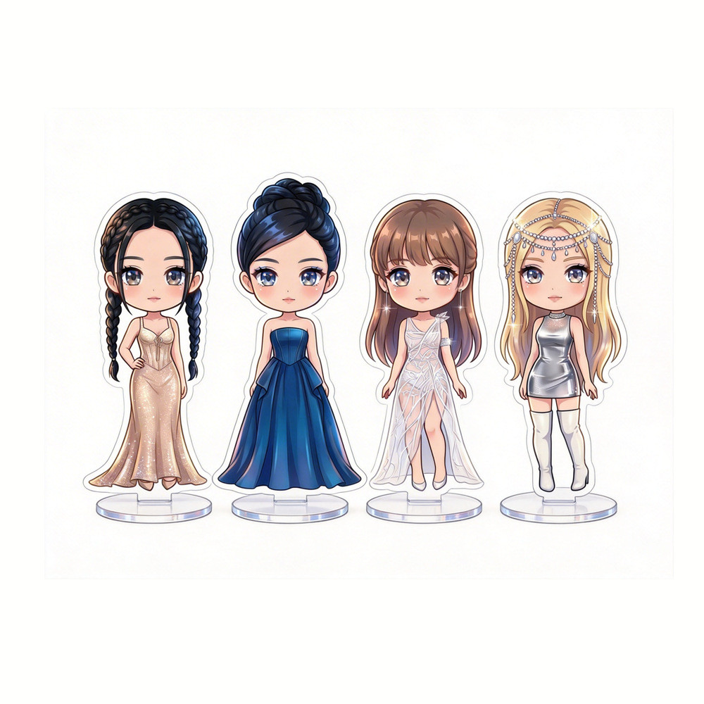 เครื่องประดับ BLACKPINK ดั้งเดิม MISA อะคริลิค JENNIE Gold Jenny Stand 6CM High LP023