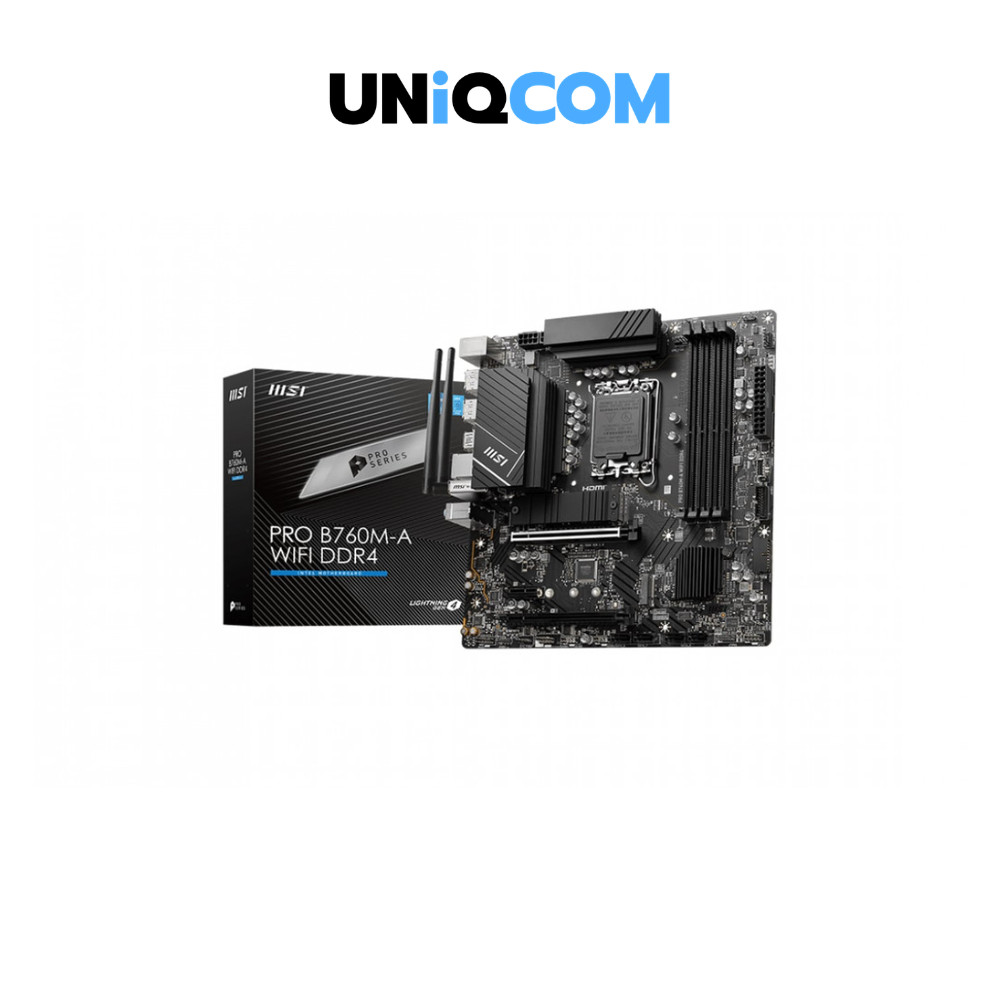MAINBOARD (1700) MSI PRO B760M-A WIFI DDR4