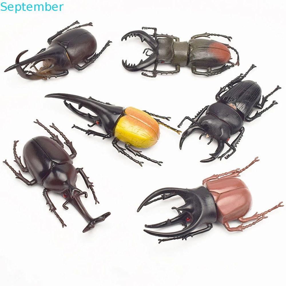 SEPEMBER จําลอง Beetle วิทยาศาสตร์ของเล่น Trick Props แมลงของเล่นปลอม Beetle Joke ของเล่นเด็ก Beetle