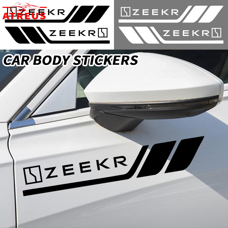 1 คู่ ZEEKR 009 X 7X สติ๊กเกอร์แต่งรถ สติ๊กเกอร์ติดรถยนต์ สติ๊กเกอร์ติดตัวถังรถ ตกแต่งรถ ลายสปอร์ต Car Decal