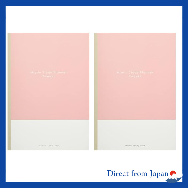 Sunstar B5 Study Plan Notebook - 2 Weeks, Miori Edition, Pink, S2638541