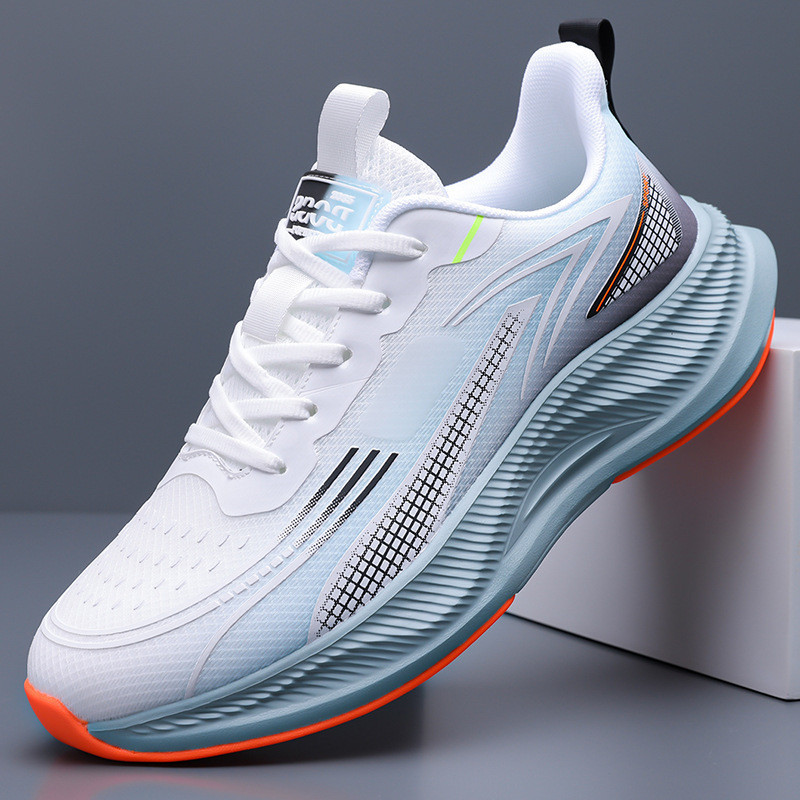 2026 สไตล์ใหม่ตาข่ายระบายอากาศรองเท้าวิ่ง Low-Top Lace-Up รองเท้าผ้าใบแฟชั่นอินเทรนด์รองเท้านักเรียน