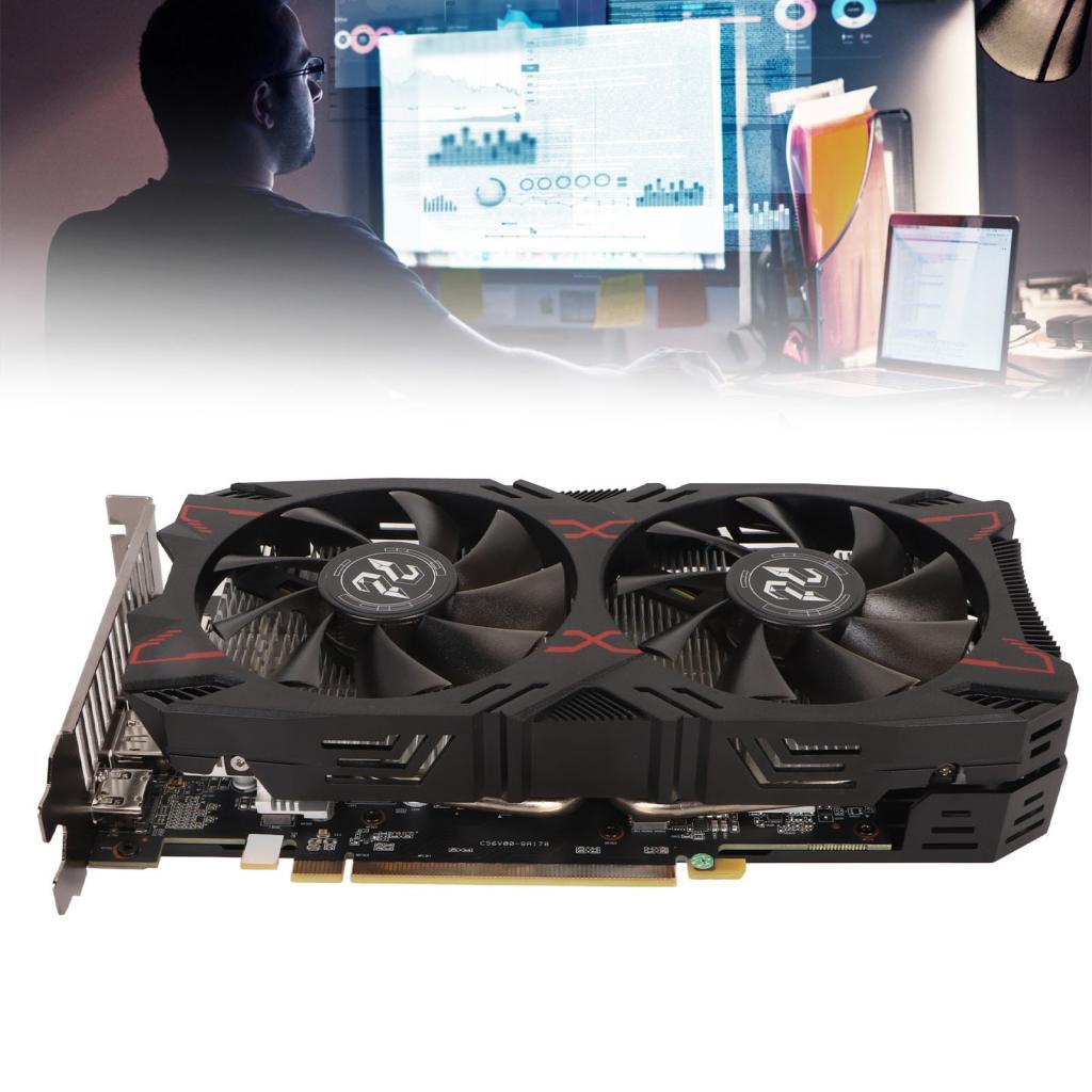 VBESTLIFE RX5500XT 8GB GDDR6 128bit PCI Express 4.0 1717/1750MHz PC Gaming Video พร้อมและ 3 พอร์ต