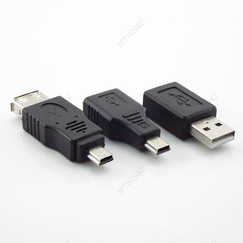 OTG Converter USB 2.0 หญิงชาย Mini B 5-Pin หญิง/ชายอะแดปเตอร์สําหรับ Mini Type-AB แจ็ค Splitter TH29B2
