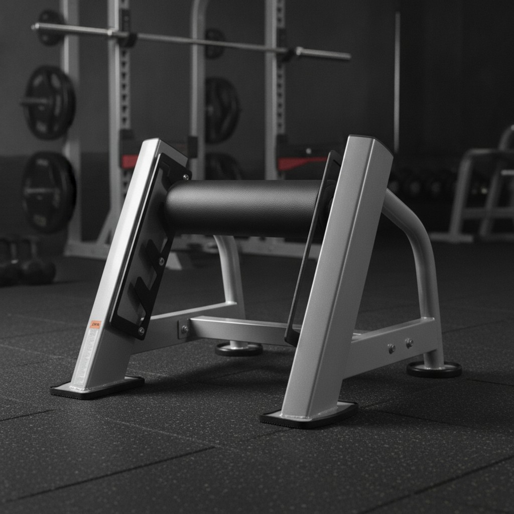Bulgarian Split Squat Stand with Roller Heavy Duty Bulgarian Split Squat Stand Long-Lasting Compact 