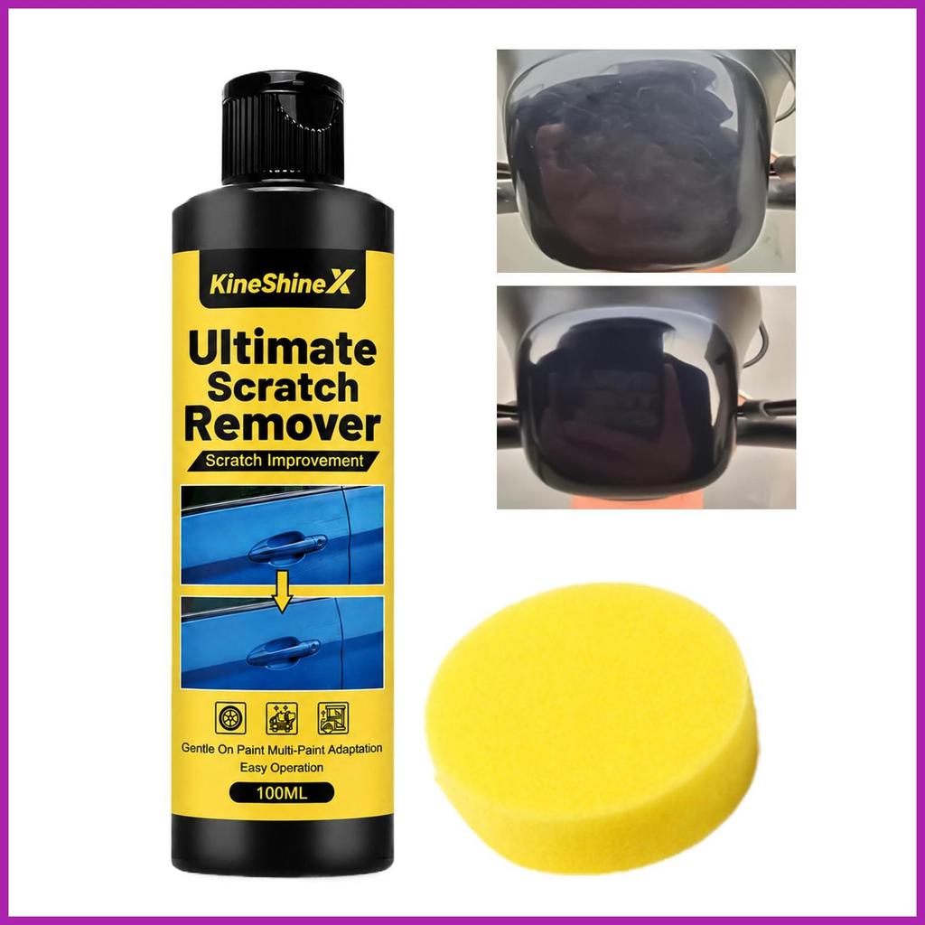 Car Scratch Remover 100g ทําความสะอาดล้ําลึกอุปกรณ์รายละเอียดรถยนต์ Auto Deep Scratch Remover Wax สํ