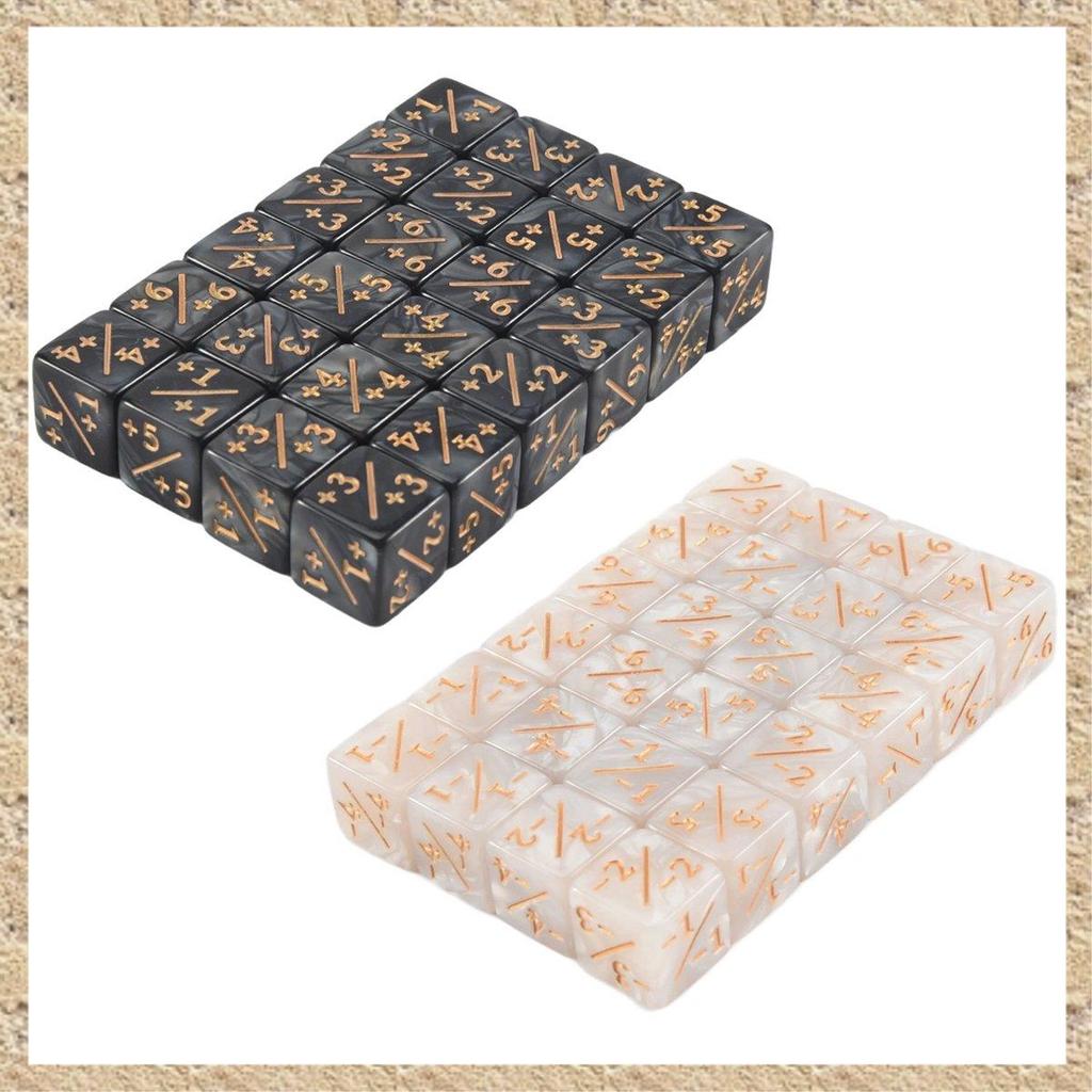 48 ชิ้น 16 มม. เครื่องนับลูกเต๋า Token Dice Loyalty Dice D6 Dice Cube สําหรับ,,,การ์ดเกม
