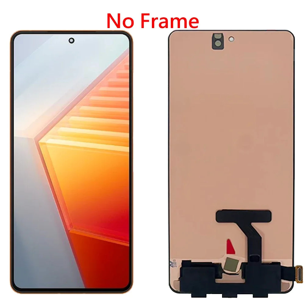 สําหรับ vivo iQOO 10 LCD Touch Screen Digitizer Assembly สําหรับ vivo iQOO 10 LCD V2217A เปลี่ยนจอแส