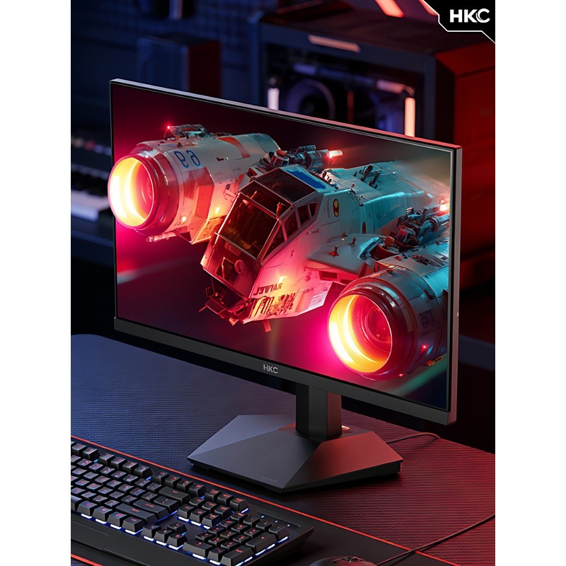 จอภาพ HKC ขนาด 24 นิ้ว 180HZ สำหรับเล่นเกม ความละเอียดสูง 1080P สำหรับสำนักงาน จอคอมพิวเตอร์ภายนอก 2