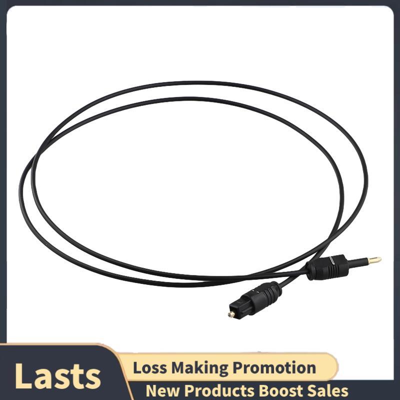 1m 3ft Toslink to Mini Plug 3.5 มม.ดิจิตอล SPDIF สายสัญญาณเสียงชุบทอง