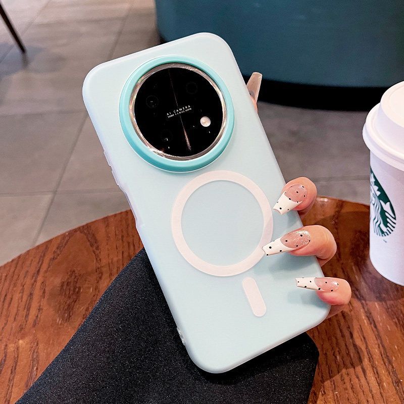Mint Green 多巴二合一90Plus果 吸磁 软สําหรับ HONOR Magic8 HUAWEI Enjoy90 Enjoy90 Plus เคสโทรศัพท์