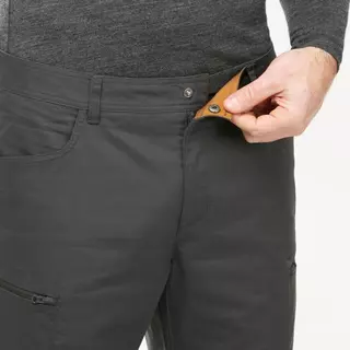 Decathlon Men'S Nh500 Regular Off-Road Hiking Trousers กางเกงขายาวผู้ชายทรงมาตรฐานแบบออฟโรด รุ่น Nh500 - Grey