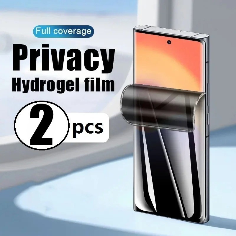 2 ชิ้นคลุมทั้งหมดป้องกันหน้าจอ HD ฟิล์มนุ่มสําหรับ vivo Y300 Y300t Y400 Y500 Y500i Y500s GT Pro Plus