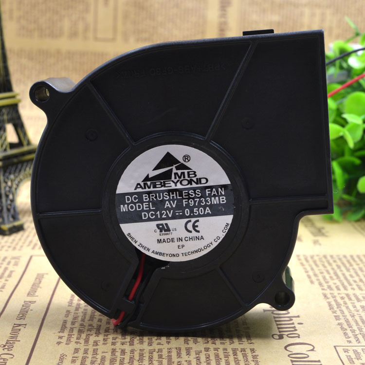 AMBEYOND AV-F9733MB 12V 0.50 A 9733 กล่องบาร์บีคิวพัดลมดูดควันรุนแรง