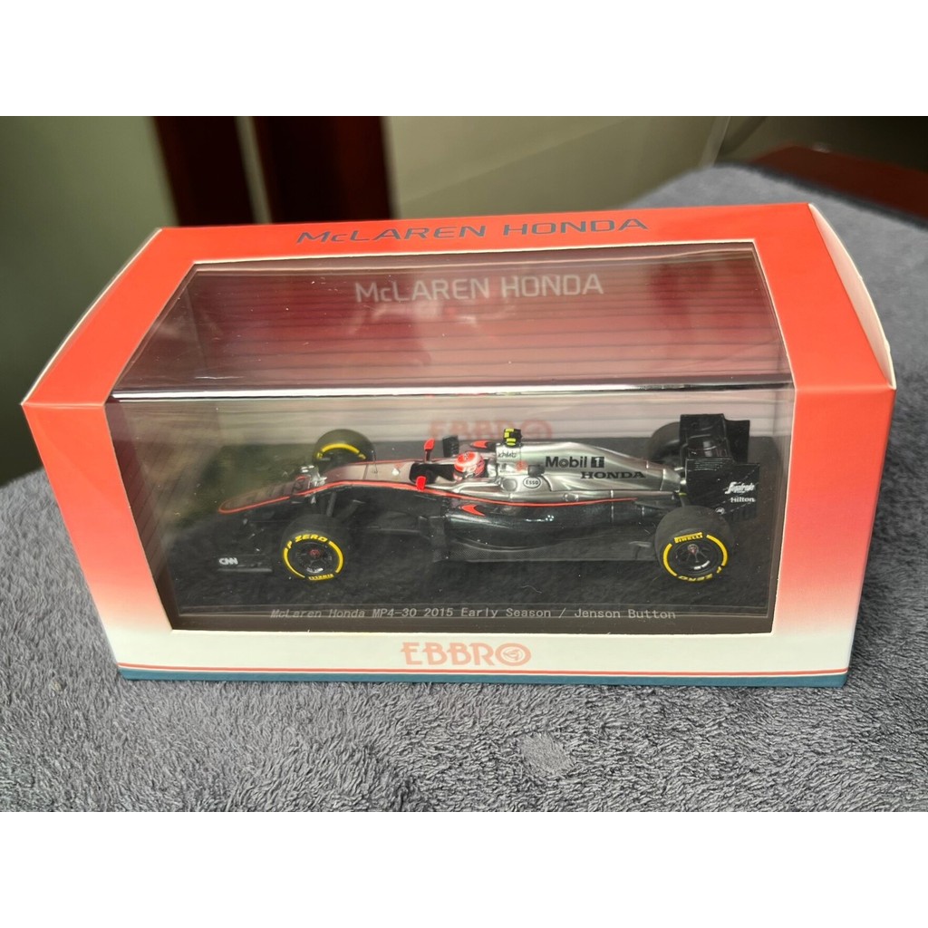 ใหม่เอี่ยมยังไม่ได้เปิด!Ebbro 1/43 Ebbro 1/43 MP4-30 Jane Sen Barton Honda F1 2015 F1 Racing Alloy C