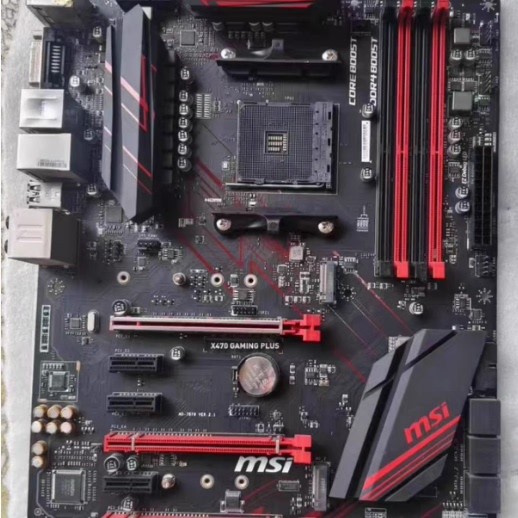 MSI/MSI X470 GAMING PLUS MAX X370 Dual M.2 กระดานใหญ่ไฟฟ้า X470-PRO