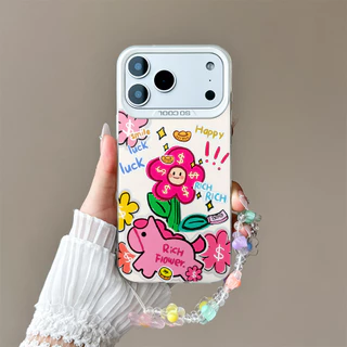 LUCK💌เคสโทรศัพท์พร้อมสายคล้อง เคสไอโฟน iPhone17PROMAX 15PRO 13pro เคสโทรศัพท์ 14plus 12pro 11 ไอโฟน16promax-XYMSCY921B