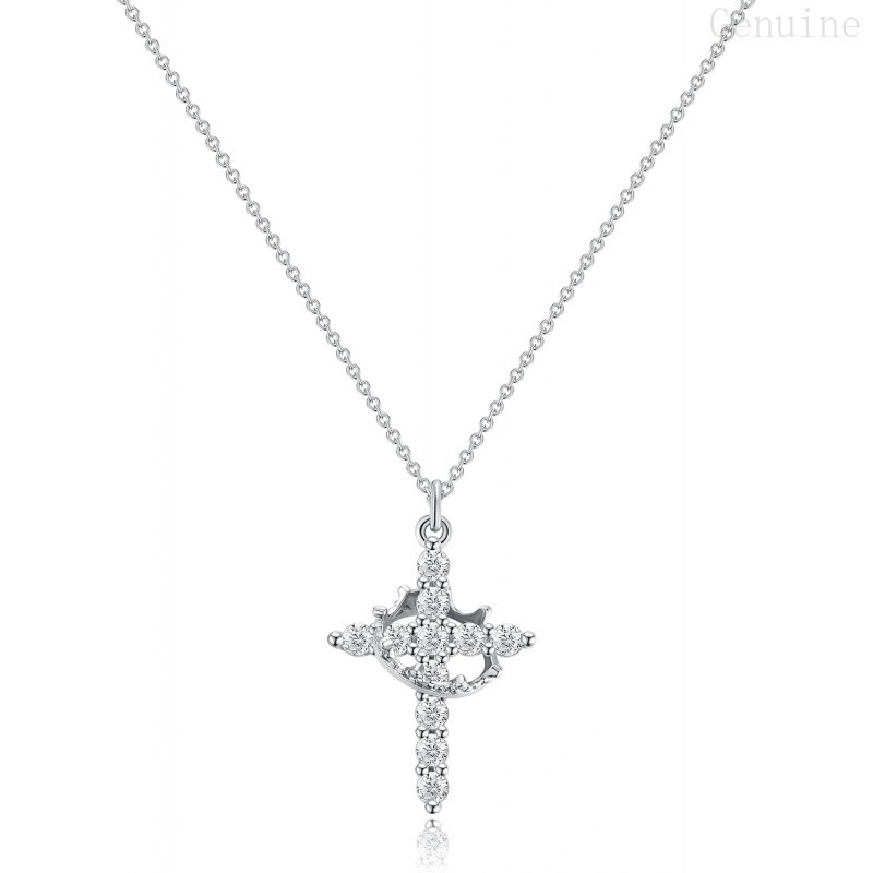 Tewiky คริสเตียนของขวัญ Stocking Stuffers Cross สร้อยคอผู้หญิง-Dainty 14 K Gold Plated/Siler Plated 