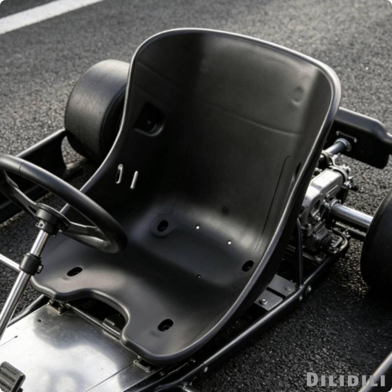 [Dilidili] Go Kart Seat ที่นั่ง Go-Kart น้ําหนักเบาการเปลี่ยนโดยตรงสากลสําหรับผู้สร้างยานพาหนะแบบกํา