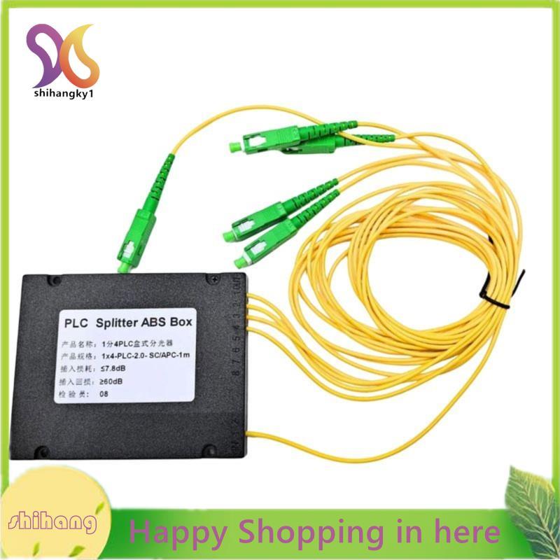 Simplex SC/ Fiber Optic FTTH Splitter 1X4 1:4 FBT Optical Coupler Singlemode PLC Fiber Optic Splitte