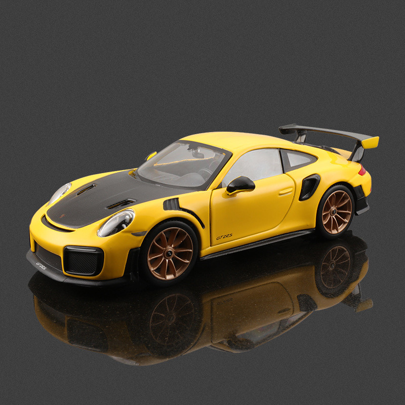อินเทรนด์ขายร้อน Maisto Maisto รูป 1: 24 Porsche 911GT2 รถรุ่นจําลองรถเครื่องประดับของเล่นของขวัญวัน