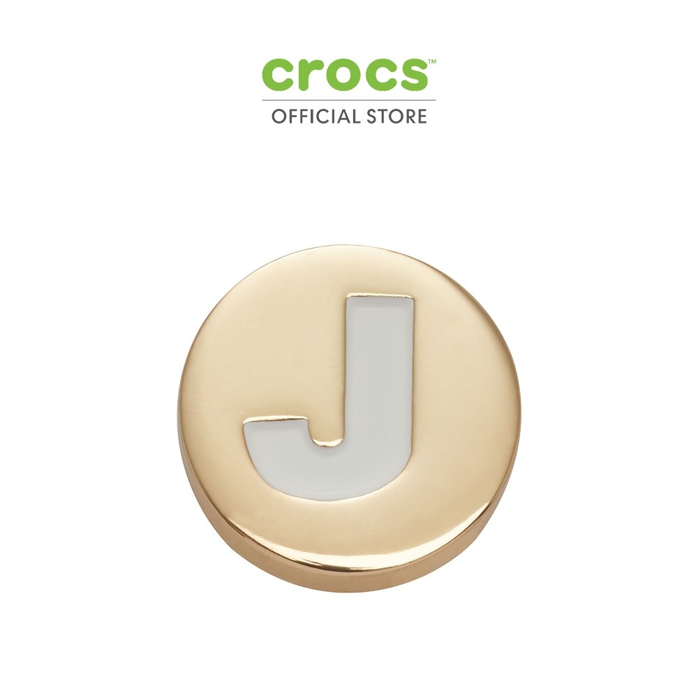 CROCS ตัวติดรองเท้า JIBBITZ™ GOLD LETTER J รุ่น 10008516 - MULTI COLOR