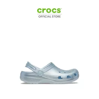 CROCS รองเท้าลำลองผู้ใหญ่ CLASSIC TINTED METALLIC CLOG - SKY ICE