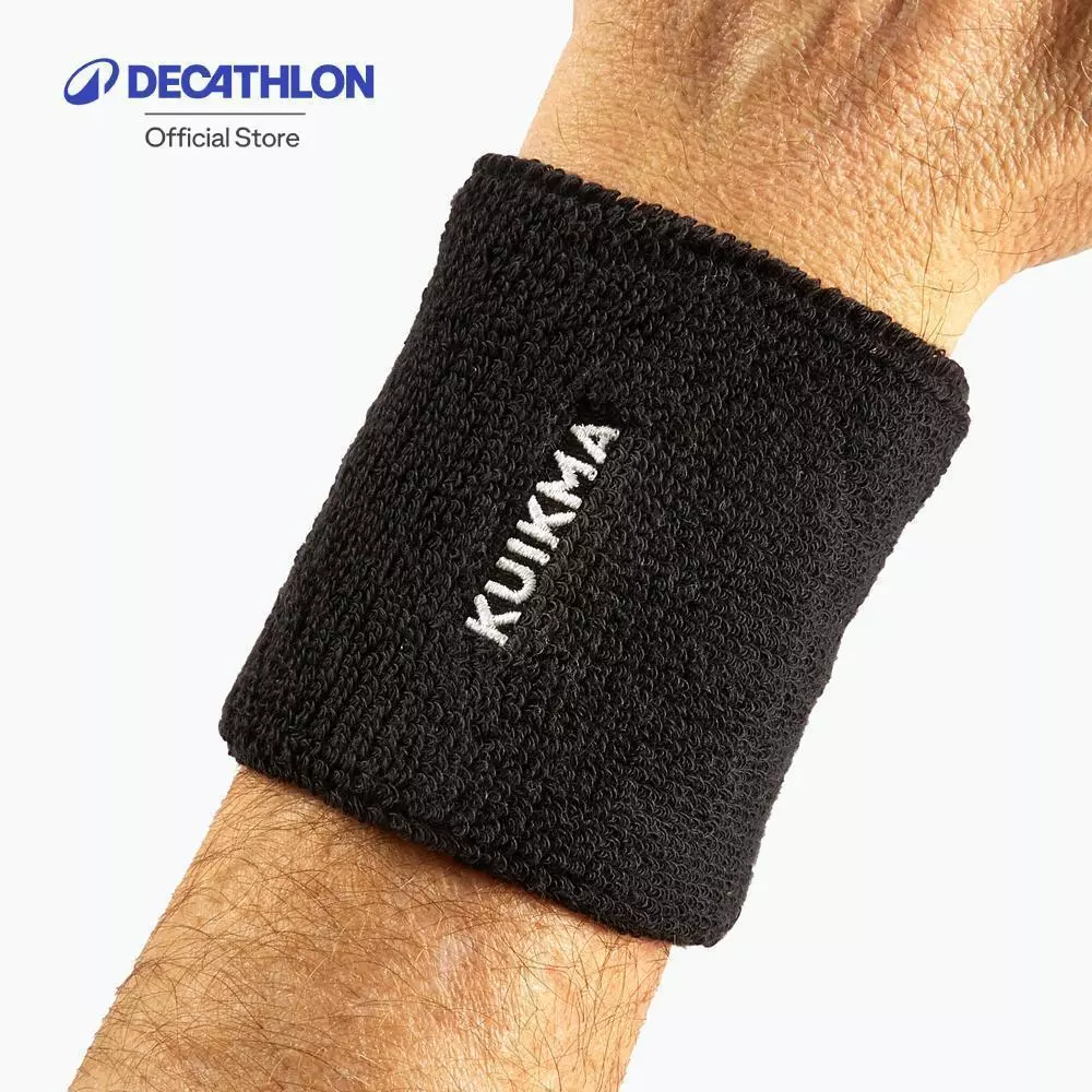 Decathlon Tp 100 Tennis Wristband ปลอกรัดข้อมือเทนนิสรุ่น Tp 100 - Black