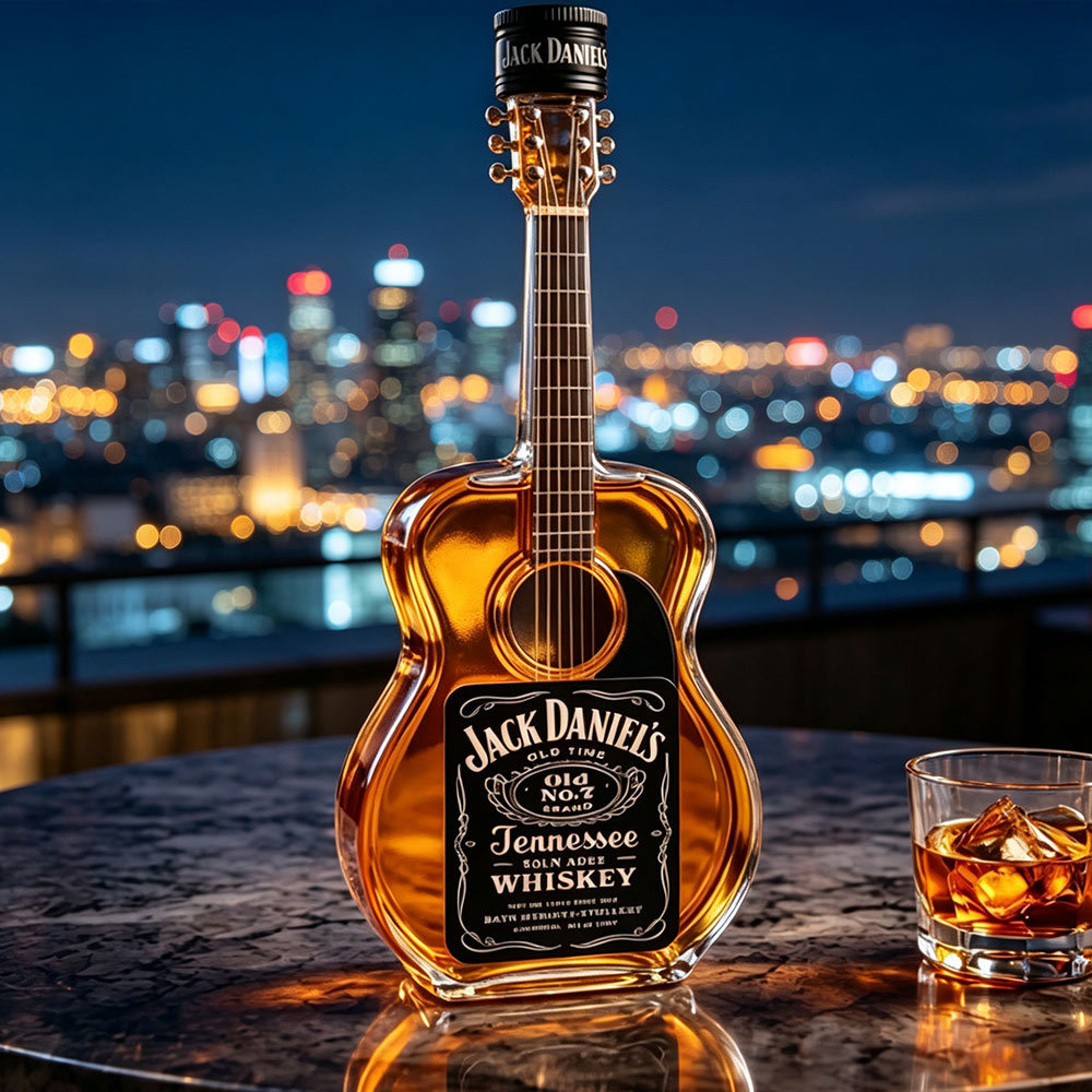 Guitar Whiskey Decanter, Music Lover Gift, Luxury Liquor Bottle