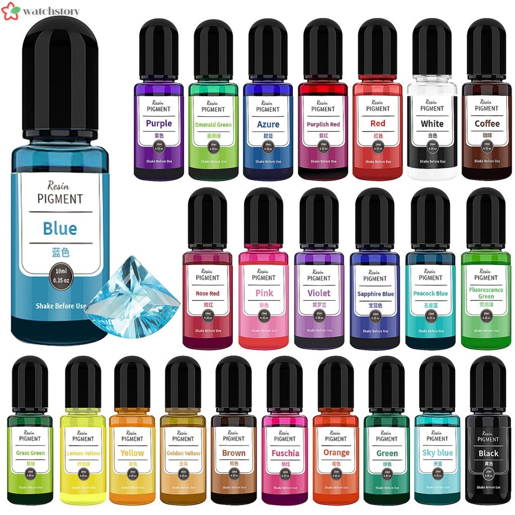 Epoxy Resin Colorant Dye-เม็ดสีเหลวสําหรับเครื่องประดับเรซิน UV