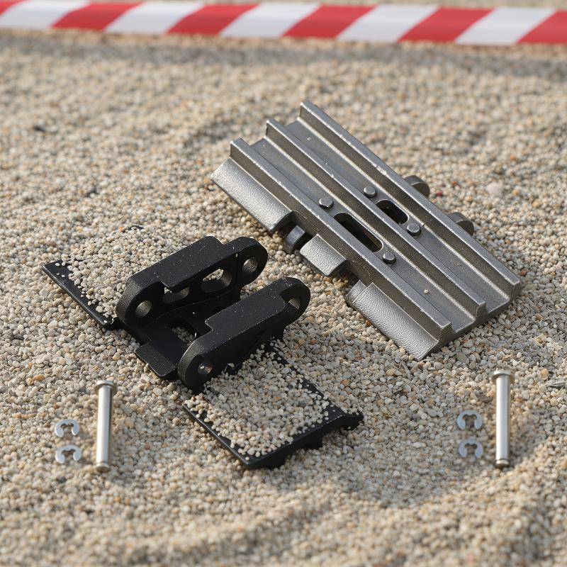 1 ชุดโลหะเต็มรูปแบบ RC Excavator Crawler Tra 51*21 มม.Anti-Scratch สําหรับ 1/12 RC ไฮดรอลิก Excavato