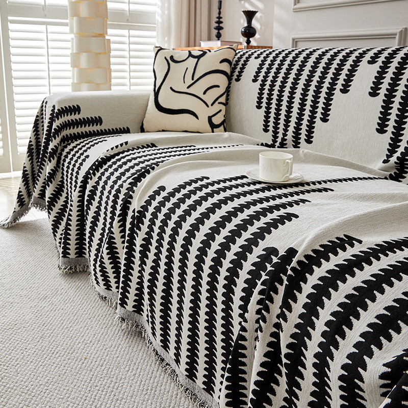 ผ้าขนหนูโซฟา Feiyang Chenille โมเดิร์น Anti-Slip Simple High-End ผ้าคลุมโซฟาผ้าคลุมทั้งหมดโซฟาเบาะผ้าคลุมโซฟา