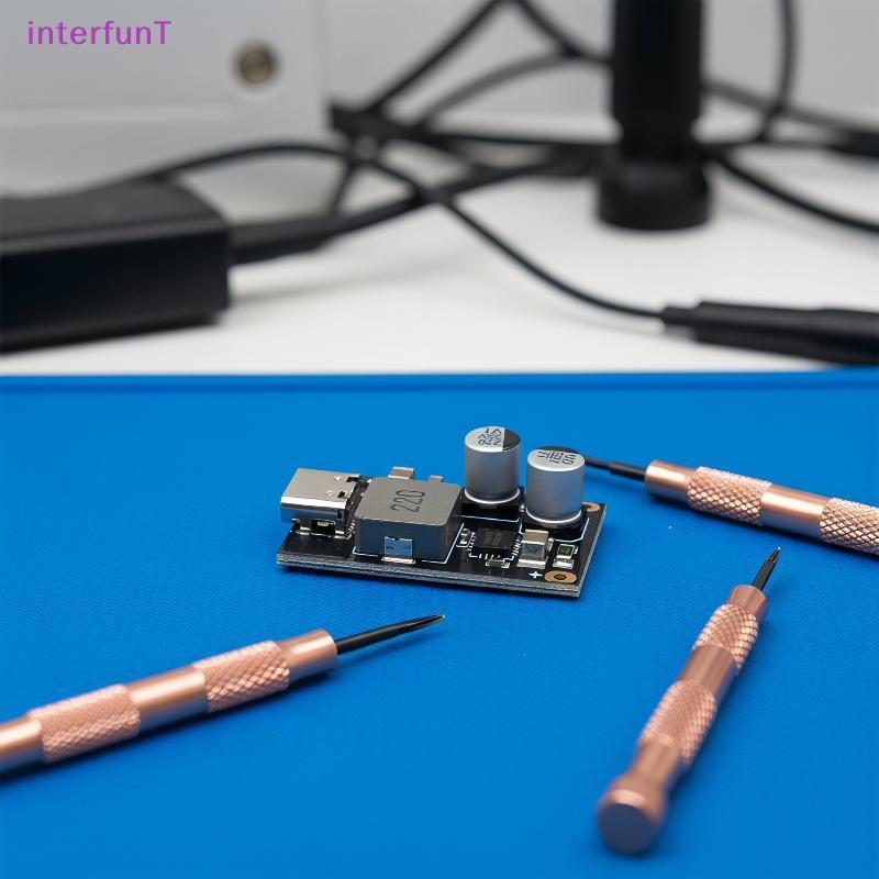 [InterfunT] PD65W Type C Fast Charging Module ประสิทธิภาพสูง DIY Power Charger Circuit Board สําหรับ